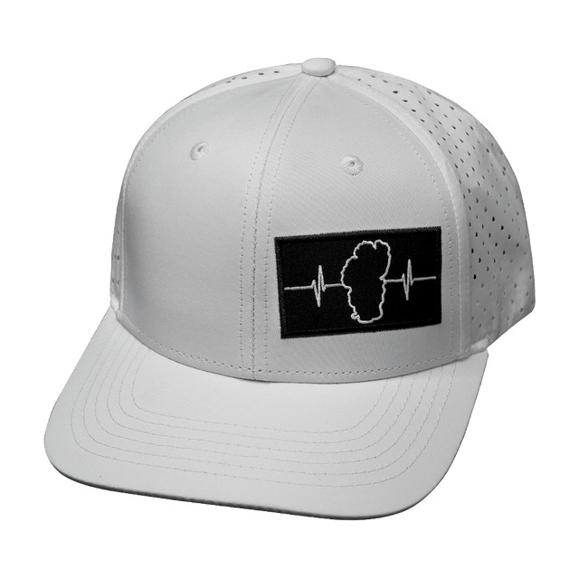 Tahoe Hat, Baseball Hat, Snapback Hat, White, Mens Hat, Womens Hat, Front Picture