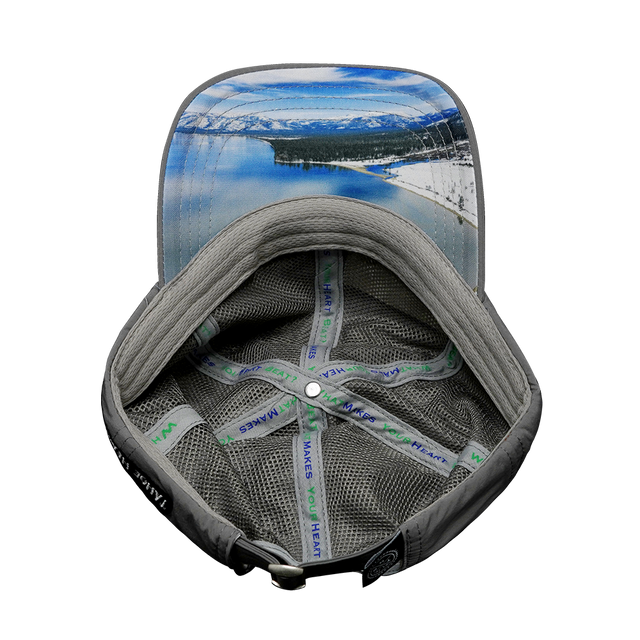 Tahoe Hat, Dad Hat, Snapback, Gray, Mens Hat, Womens Hat, Underbill Picture