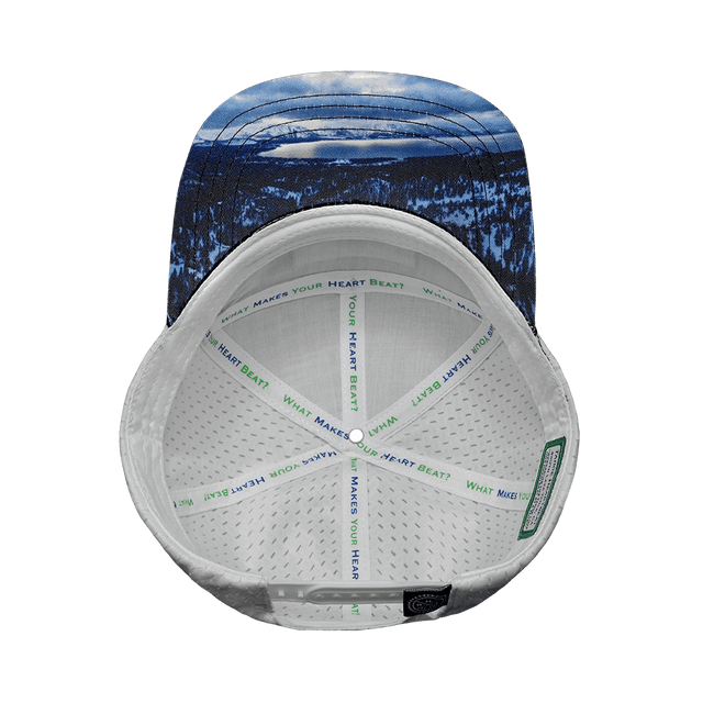 Tahoe Hat, Flat Bill, Snapback Hat, Cork, Black, Navy, White, Mens Hat, Womens Hat, Underbill Picture