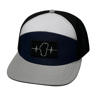 Tahoe Hat, Flat Bill, Snapback Hat, Gray, Navy, White, Black, Mens Hat, Womens Hat, Front Picture