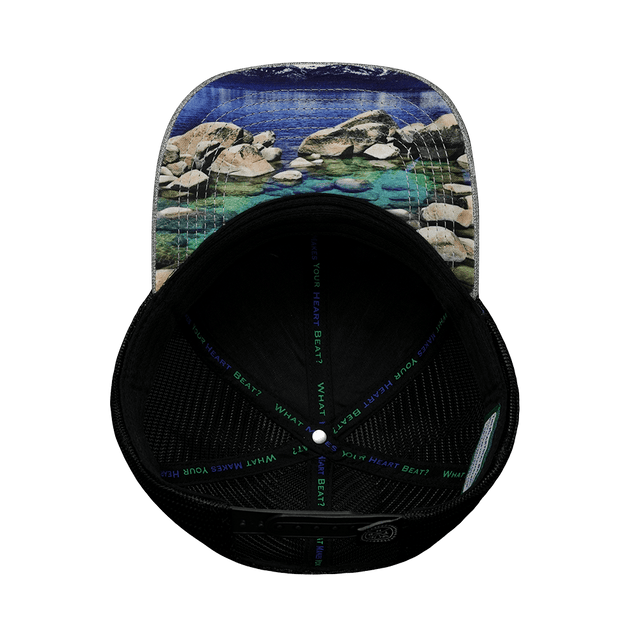 Tahoe Hat, Low Profile, Snapback Hat, Gray, Black, Mens Hat, Womens Hat, Underbill Picture