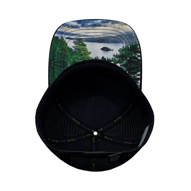 Hat, Trucker Hat, Snapback Hat, Quilted Velvet, Navy, Mens Hat, Womens Hat, Underbill Picture