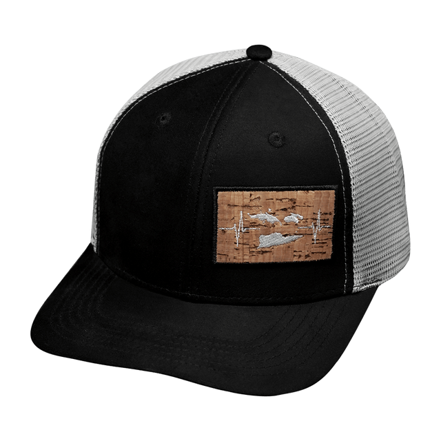 Virgin Islands Hat, Baseball Hat, Snapback Hat, Suede, Black, Gray, Mens Hat, Womens Hat, Front Picture