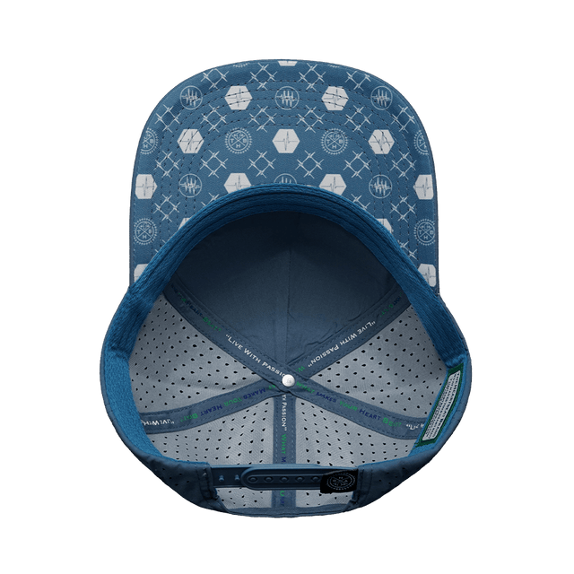 Yoga Hat, Trucker Hat, Snapback Hat, Light Blue, Mens Hat, Womens Hat, Underbill Picture