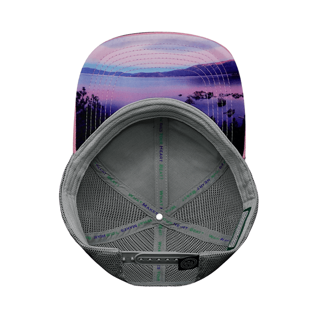 Youth Tahoe Hat, Baseball Hat, Snapback Hat, Cork, Pink, Gray, Mens Hat, Womens Hat, Underbill Picture