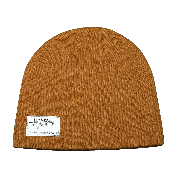 Mountains Beanie - No Cuff - Copper