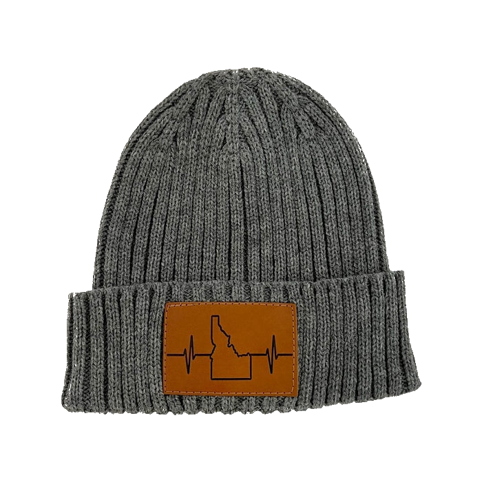 Idaho Beanie - Ribbed Cuff - Gray