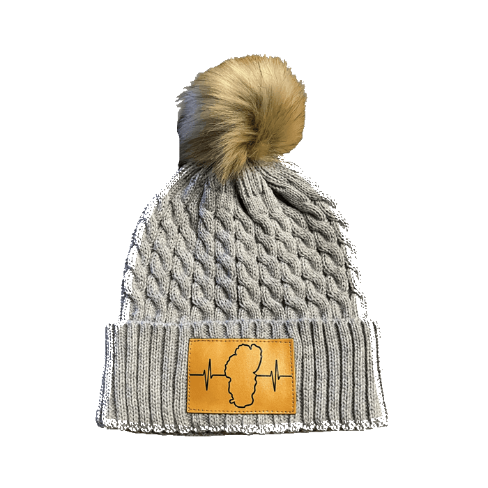 Tahoe Beanie - Pom - Gray