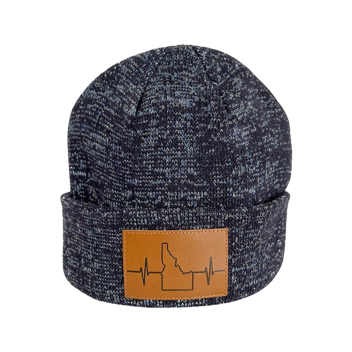 Idaho Beanie - Marled Cuff - Navy