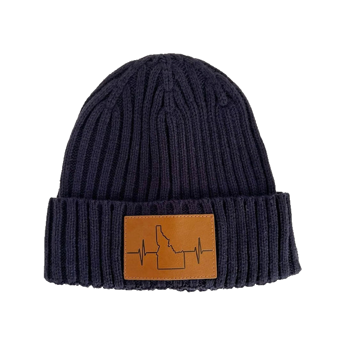 Idaho Beanie - Ribbed Cuff - Navy