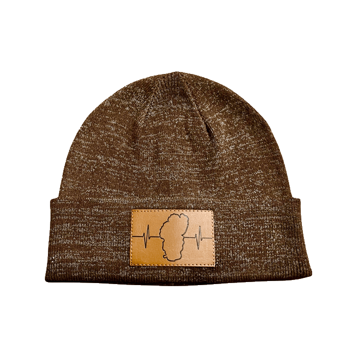 Tahoe Beanie - Marled Cuff - Amber