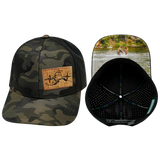 Alaska - 6 Panel - Tan Camo / Black  (Unisex)