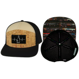 Wine - 7 Panel - Cork - Black / Tan (Unisex)