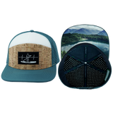 Paddle Board - 7 Panel - Cork - Dark Teal / White (Unisex)