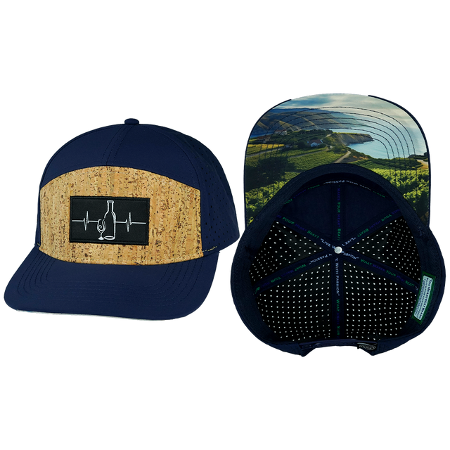 Wine - 7 Panel - Cork - Navy (Unisex)