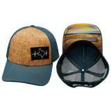 Texas - 6 Panel  - Shallow Fit - Cork - Teal
