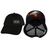 Camping - 6 Panel - Shallow Fit - Unstructured - Black Hemp / Black (Unisex)