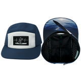 Paddle Board - 5 Panel - Sporty - Unstructured - Navy /  White (Unisex)