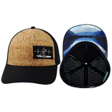 Paddle Board - 6 Panel - Cork - Black (Unisex)