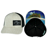 Beach - 6 Panel - Cream Hemp / Black (Unisex)