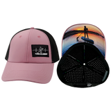 Paddle Board - 6 Panel - Shallow Fit - Pony Tail - Lavender / Black (Unisex)