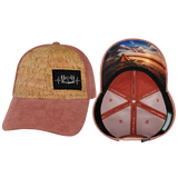 Camping - 6 Panel - Shallow Fit - Cork - Corduroy - Peach (Unisex)