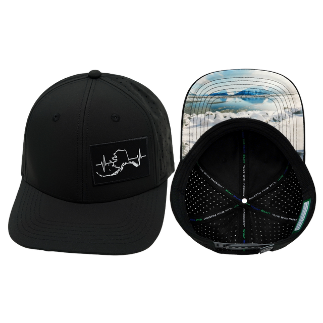 Alaska - 6 Panel - Black  (Unisex)