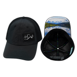 Alaska - 6 Panel - Unstructured - Black  (Unisex)