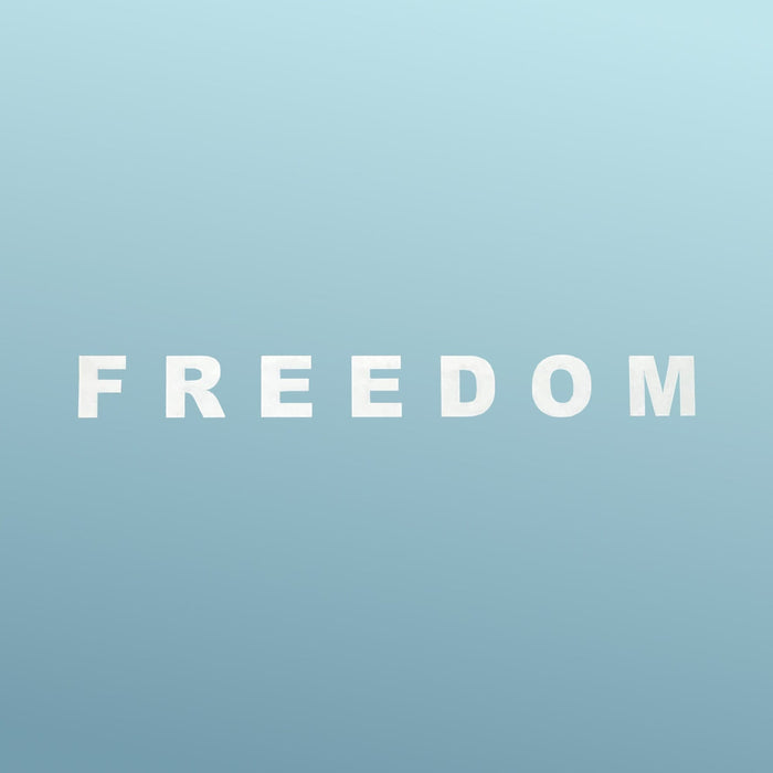 FREEDOM - Sticker - Vinyl - White