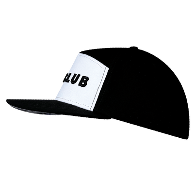 $7K Club - Flat Bill - Black / White - Laser Mesh