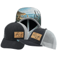 California Hat, Baseball Hat, Snapback Hat, Charcoal, Gray, Mens Hat, Womens Hat, Main Picture