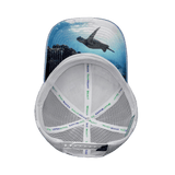Virgin Islands Hat - Low Profile - Light Blue / White - Trucker Mesh