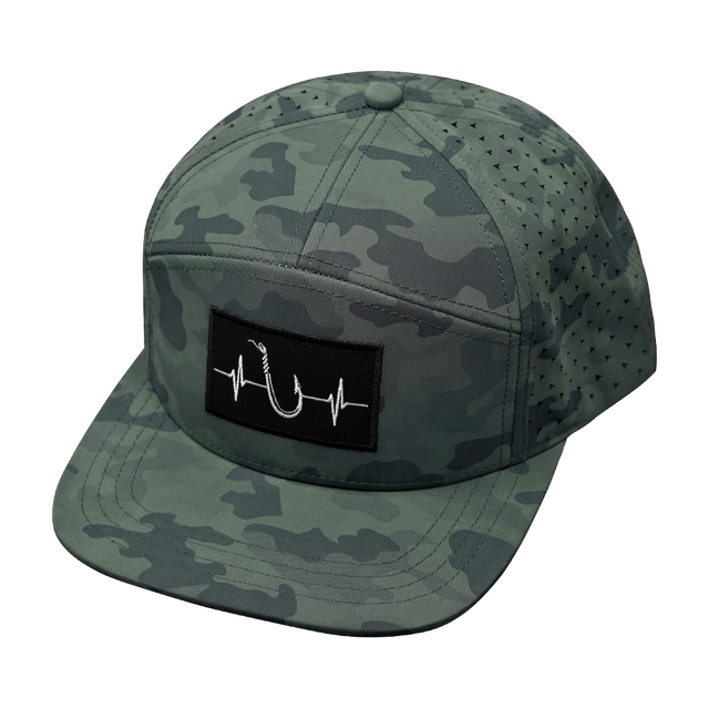 Fishing - 7 Panel - Soft Teal Camo (Unisex)