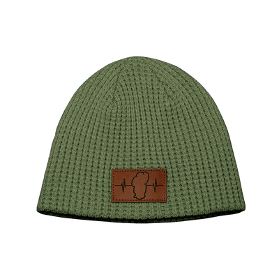Tahoe Beanie — Waffle, Mint