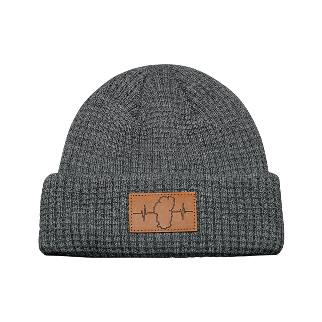 Tahoe - Beanie - Waffle Cuff - Gray (Unisex)