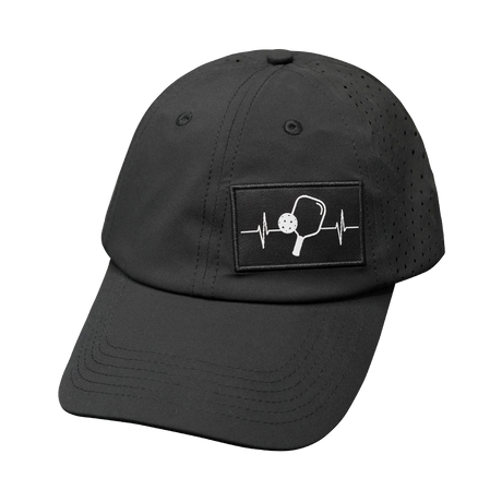 Pickleball - 6 Panel - Unstructured - Relaxed Fit - Black