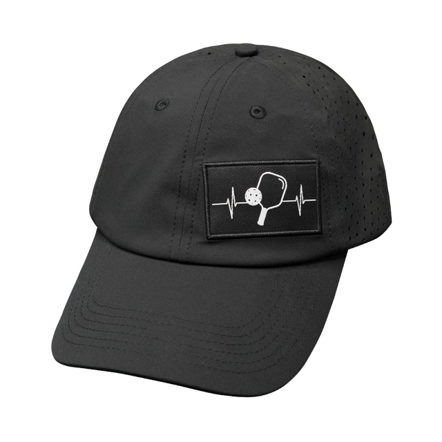 Pickleball - 6 Panel - Unstructured - Relaxed Fit - Black (Unisex)