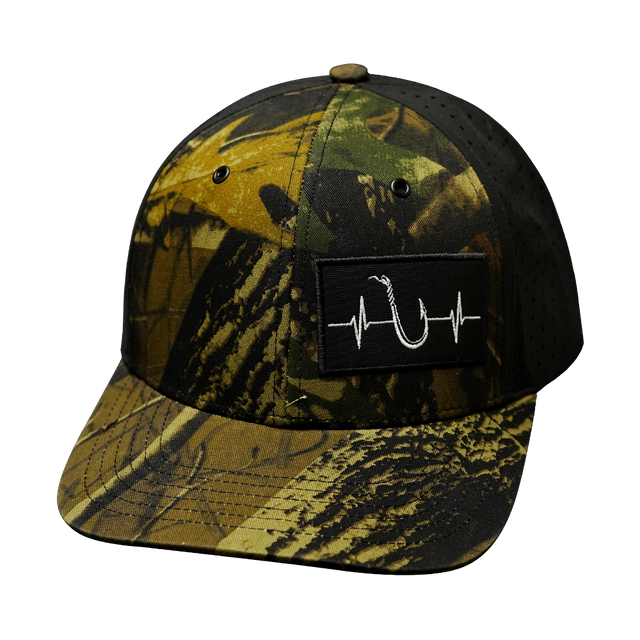 Blank - 6 Panel - Tan Tree Camo / Black (Unisex) (Blank Hat Picture Coming Soon)