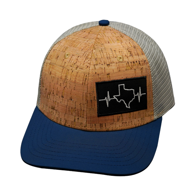 Texas - 6 Panel  - Cork - Navy / Gray (Unisex)