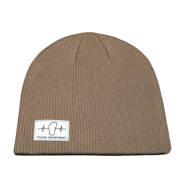 Tahoe - Beanie - No Cuff - Tan (Unisex)