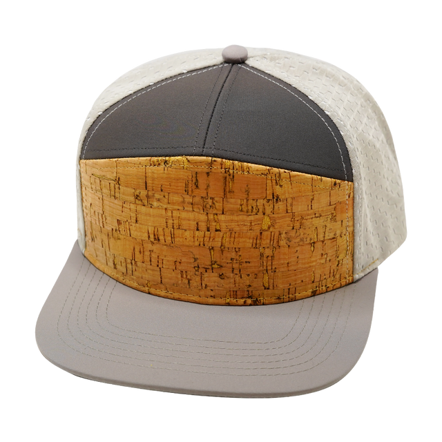 Blank - 7 Panel - Cork - Gray / Charcoal (Unisex)