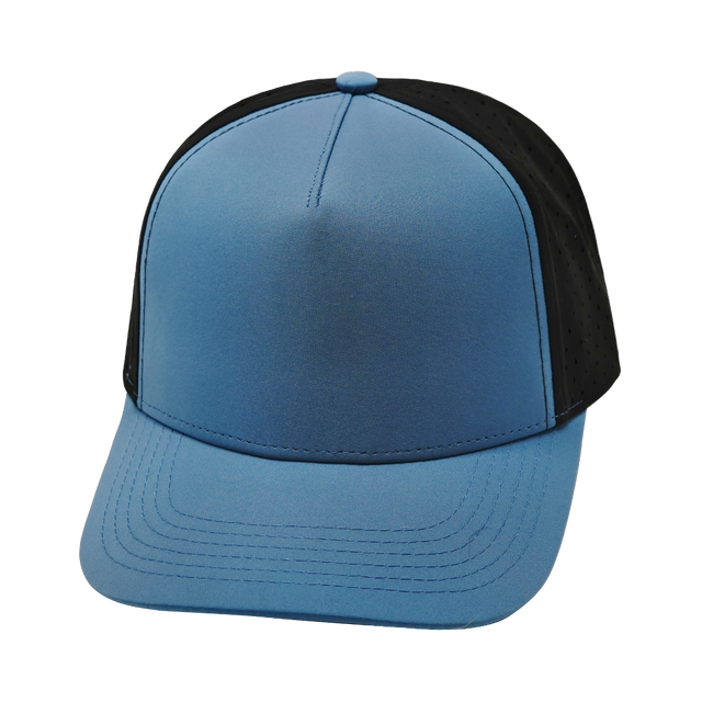 Blank - 5 Panel - Structured - Slate Blue / Black (Unisex)