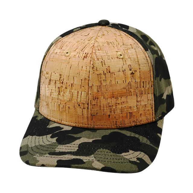 Blank - 6 Panel - Cork - Tan Tree  Camo (Unisex)