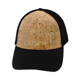 Blank - 6 Panel - Shallow Fit - Pony Tail - Cork - Black (Unisex)