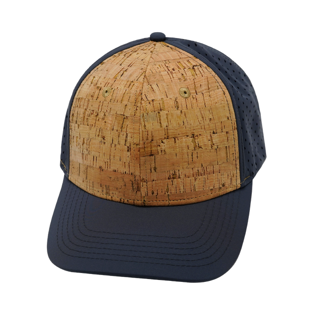 Blank - 6 Panel - Cork - Charcoal (Unisex)