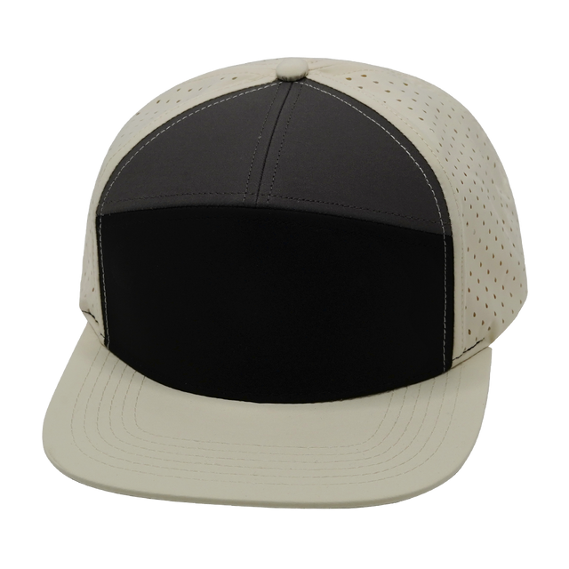 Blank - 7 Panel - Cream / Black / Charcoal (Unisex)