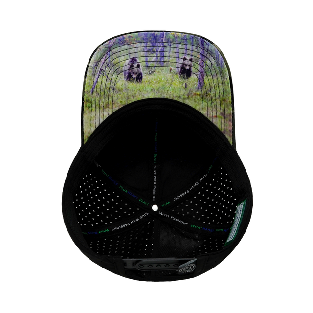 Alaska - 6 Panel - Shallow Fit - Pony Tail - Camo / Black  (Unisex)