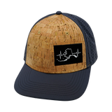 Alaska - 6 Panel - Cork - Charcoal  (Unisex)