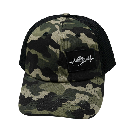 Mountains - 6 Panel - Unstructured - Camo / Black