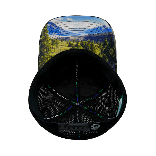 Mountains - 6 Panel - Unstructured - Camo / Black (Unisex)